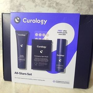 Curology Skincare Set - Purple and White